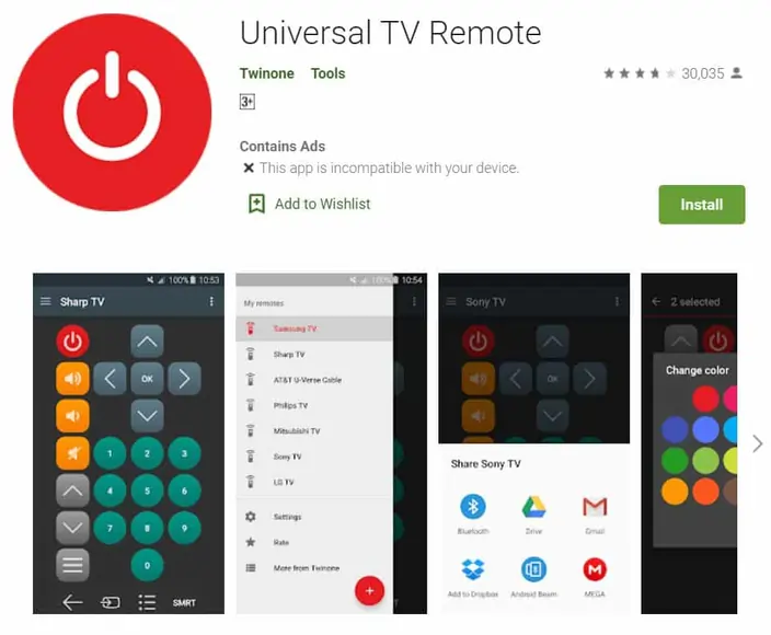 IR Universal TV Remote apk